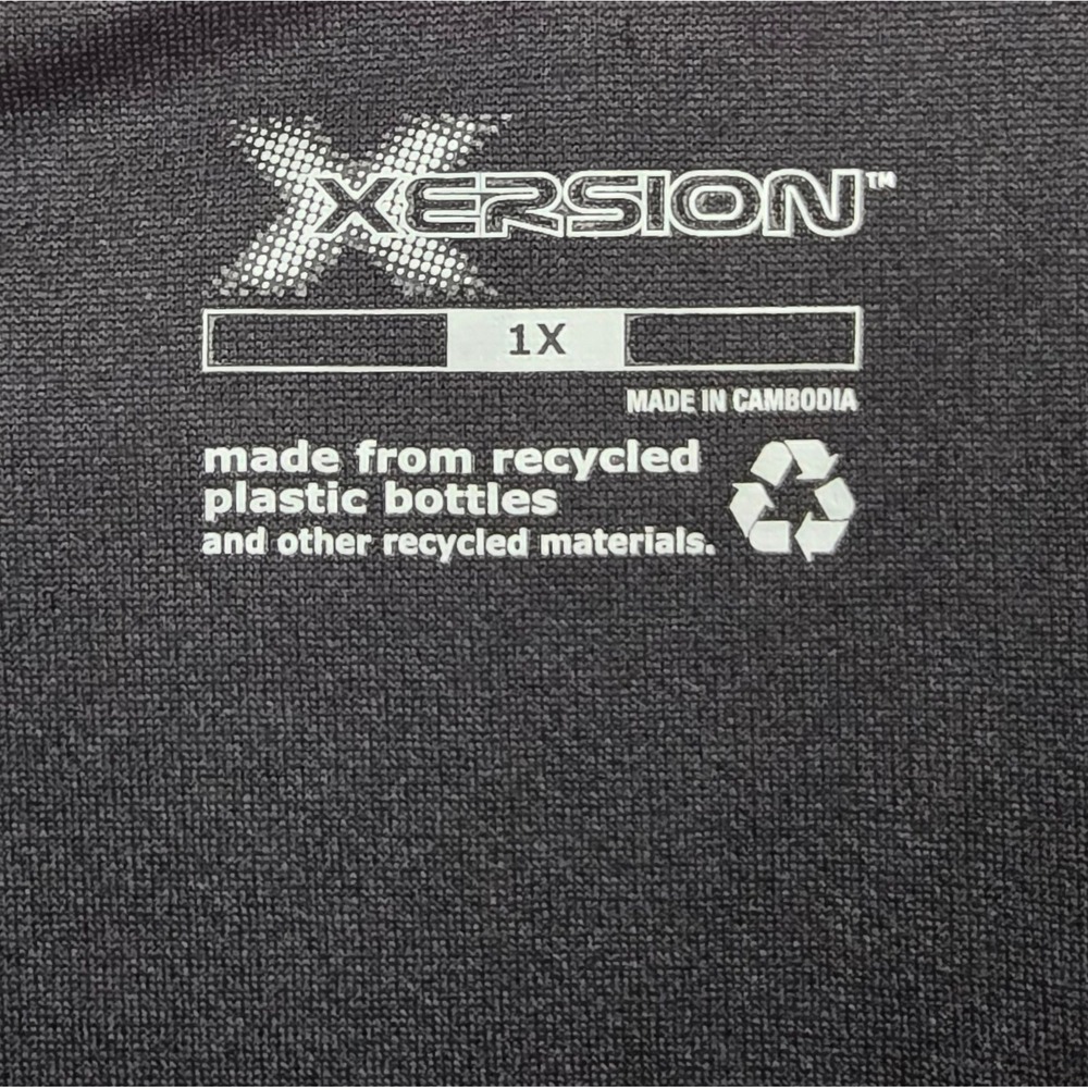 Xersion Womens 1X Black Quick-Dri V-Neck Mesh Tee Short Sleeve Athletic Top NEW - Picture 3 of 5